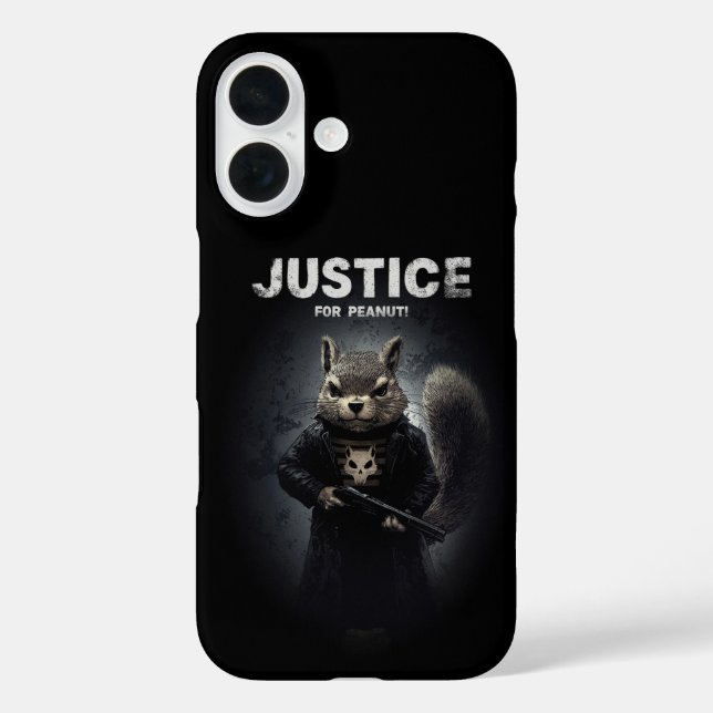 Justice for Peanut the Squirrel  Phone Case (Back)