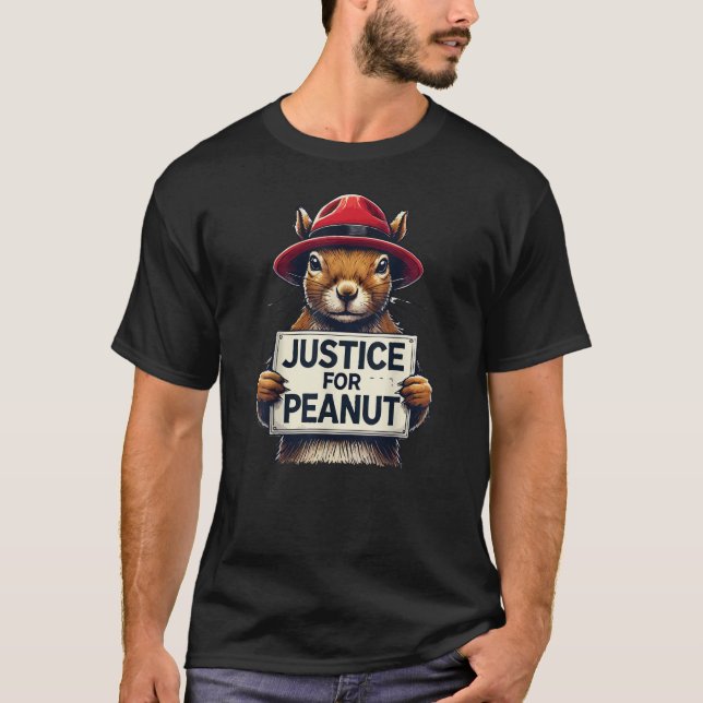 Justice for Peanut The Squirrel T-Shirt (Front)