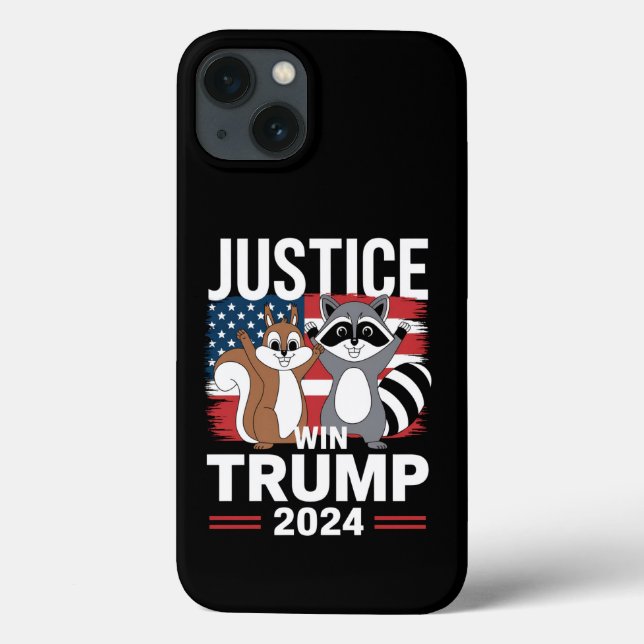 Justice For Peanut Win Trump 2024 Case-Mate iPhone Case (Back)