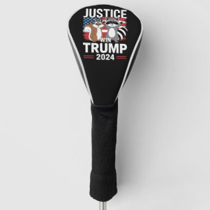 Justice For Peanut Win Trump 2024 Golf Head Cover