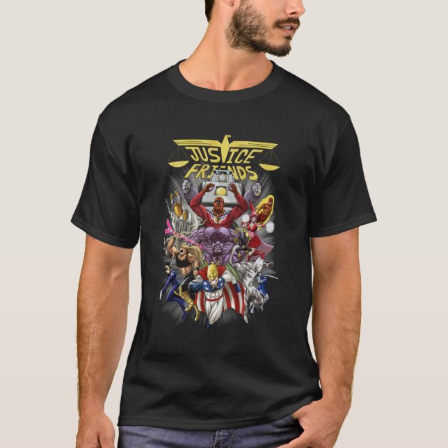 Justice Friends  T-Shirt (Front)