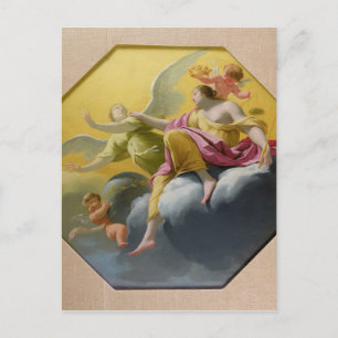 Justice, from a series of Four Cardinal Postcard