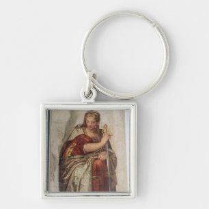 Justice, from the walls of the sacristy (fresco) key ring