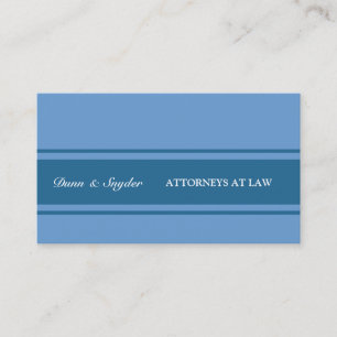 Justice In Blue Stripes Attorney Law Consultant Business Card