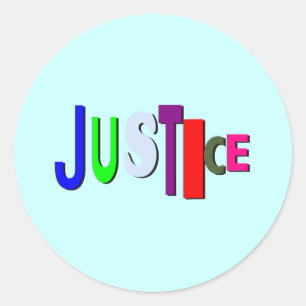 Justice in Colour B Sticker