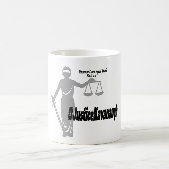 Justice Kavanaugh (Truth & Facts) Coffee Mug (Center)