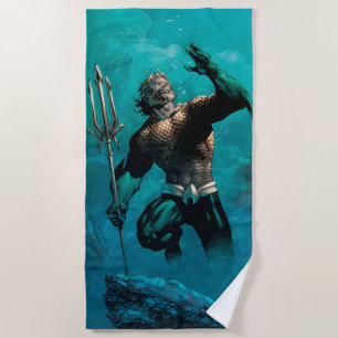 Justice League #10 Aquaman Drowned Earth Variant Beach Towel