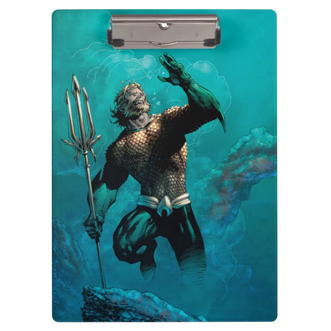 Justice League #10 Aquaman Drowned Earth Variant Clipboard (Front)