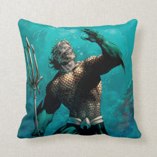 Justice League #10 Aquaman Drowned Earth Variant Cushion