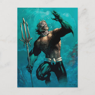 Justice League #10 Aquaman Drowned Earth Variant Postcard