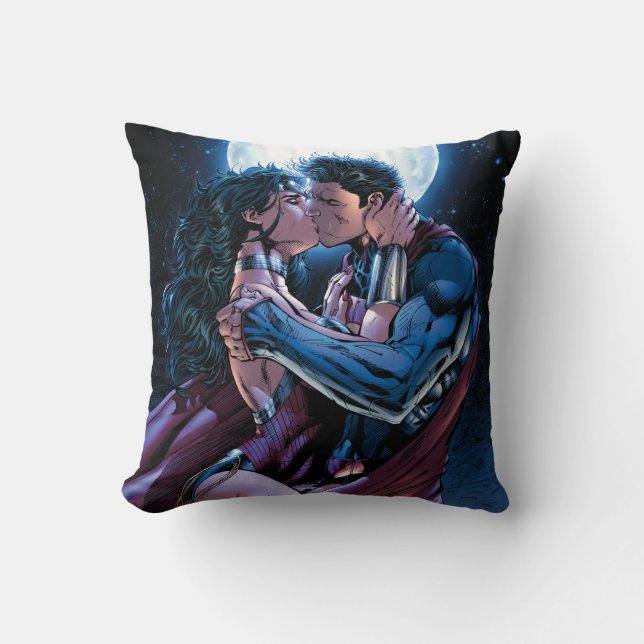 Justice League #12 Wonder Woman & Superman Kiss Cushion (Front)