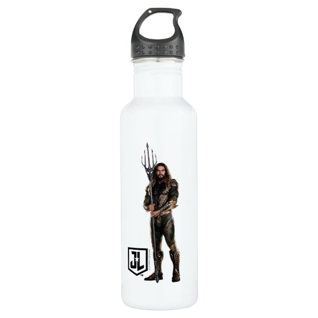 Justice League | Aquaman On Battlefield 710 Ml Water Bottle (Front)