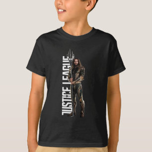 Justice League   Aquaman On Battlefield T-Shirt