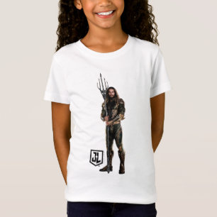 Justice League   Aquaman On Battlefield T-Shirt