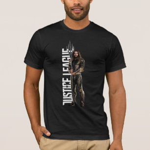 Justice League   Aquaman On Battlefield T-Shirt