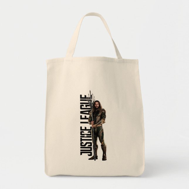 Justice League | Aquaman On Battlefield Tote Bag (Front)