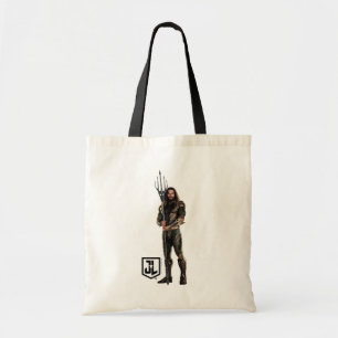 Justice League Aquaman On Battlefield Tote Bag