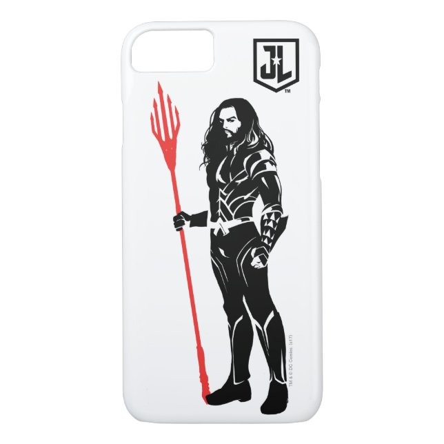 Justice League | Aquaman Pose Noir Pop Art Case-Mate iPhone Case (Back)