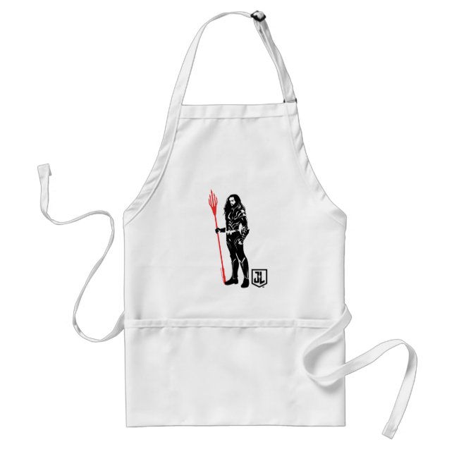 Justice League | Aquaman Pose Noir Pop Art Standard Apron (Front)