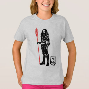 Justice League Aquaman Pose Noir Pop Art T-Shirt