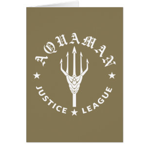 Justice League   Aquaman Retro Trident Emblem