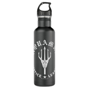 Justice League   Aquaman Retro Trident Emblem 710 Ml Water Bottle