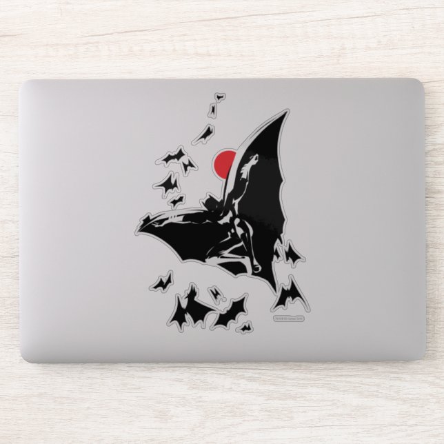 Justice League | Batman in Cloud of Bats Pop Art (Computer)