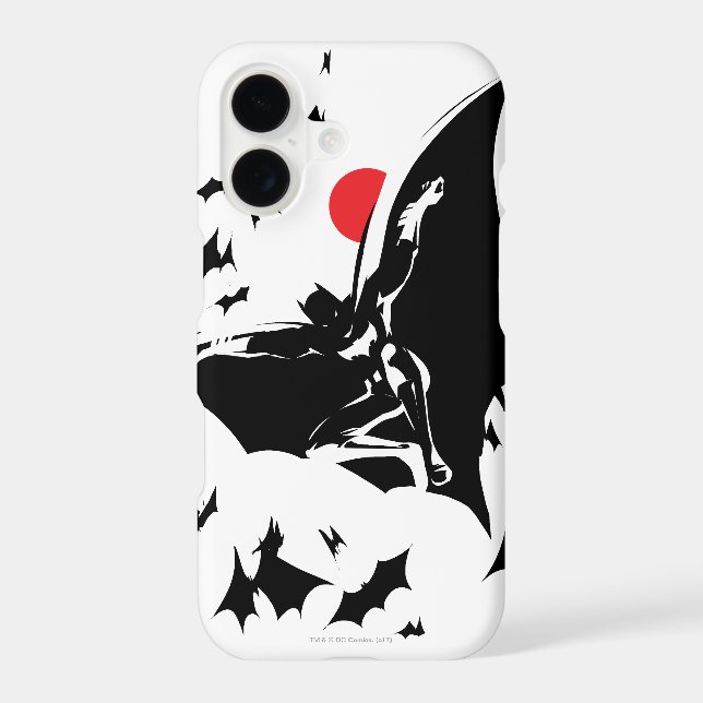 Justice League | Batman in Cloud of Bats Pop Art (Back)