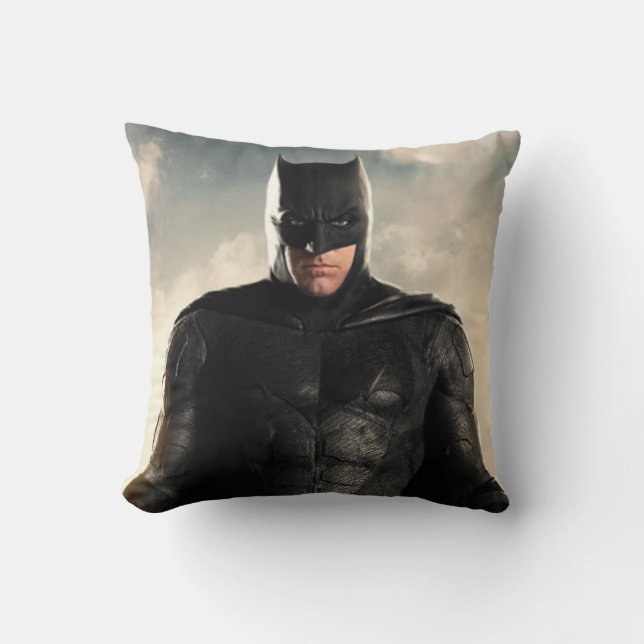 Justice League | Batman On Battlefield Cushion (Front)