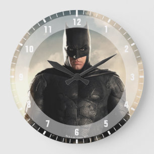 Justice League   Batman On Battlefield Large Clock