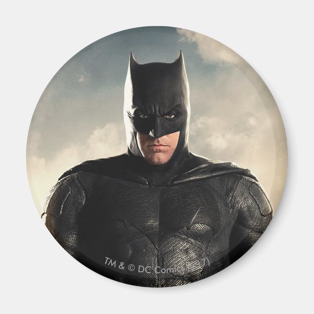 Justice League | Batman On Battlefield Magnet (Front)