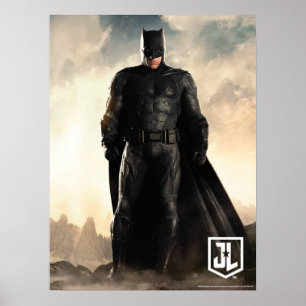 Justice League   Batman On Battlefield Poster