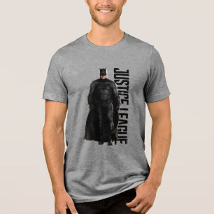 Justice League   Batman On Battlefield Tri-Blend Shirt