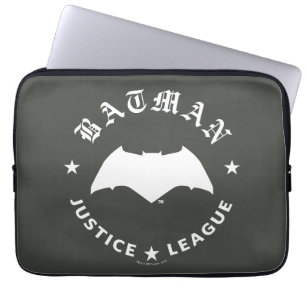 Justice League Batman Retro Bat Emblem Laptop Sleeve