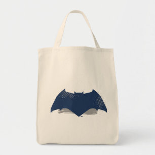 Justice League   Brush & Halftone Batman Symbol Tote Bag