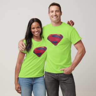 Justice League   Brush & Halftone Superman Symbol T-Shirt