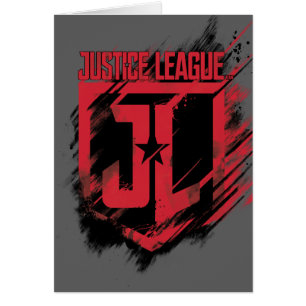 Justice League   Brushed Paint JL Shield