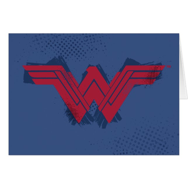 Justice League | Brushed Wonder Woman Symbol (Front Horizontal)