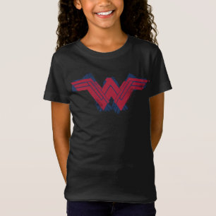 Justice League   Brushed Wonder Woman Symbol T-Shirt