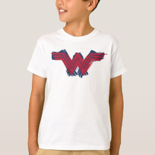 Justice League   Brushed Wonder Woman Symbol T-Shirt