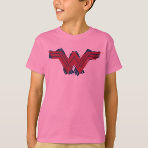 Justice League Brushed Wonder Woman Symbol T-Shirt