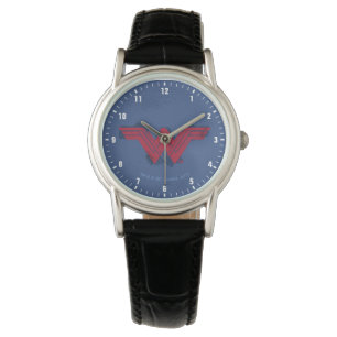 Justice League Brushed Wonder Woman Symbol Watch