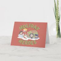 Justice League Chibi Delivering Presents