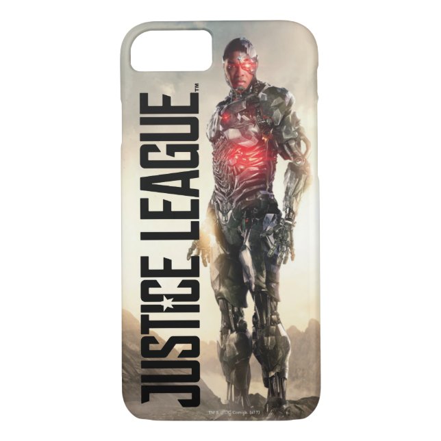 Justice League | Cyborg On Battlefield Case-Mate iPhone Case (Back)