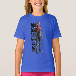 Justice League Cyborg On Battlefield T-Shirt