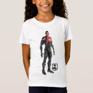 Justice League Cyborg On Battlefield T-Shirt