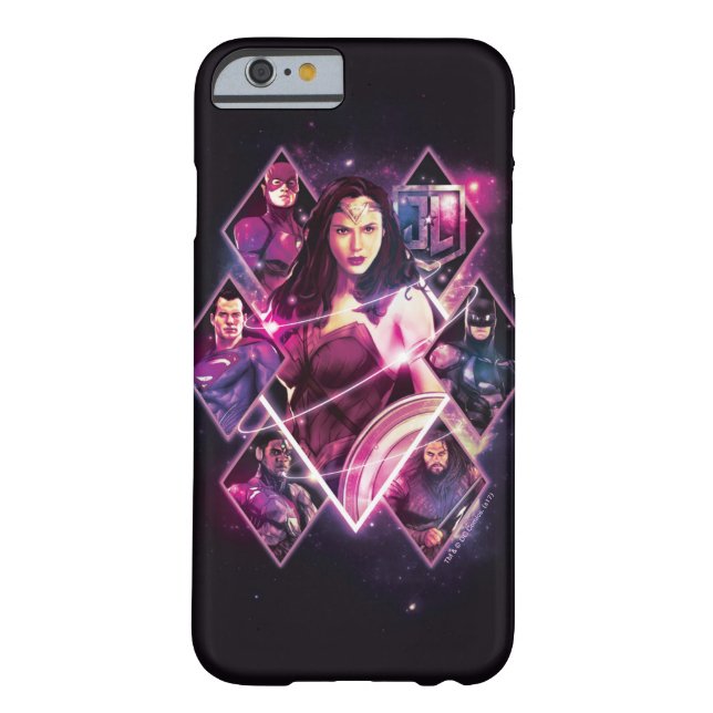Justice League | Diamond Galactic Group Panels Case-Mate iPhone Case (Back)