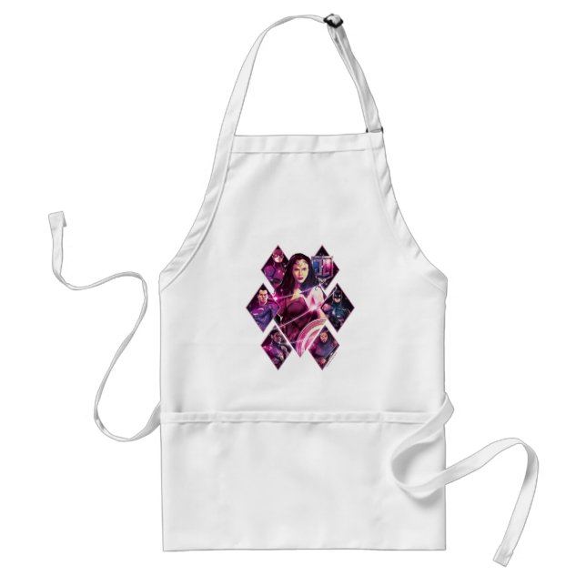 Justice League | Diamond Galactic Group Panels Standard Apron (Front)