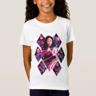 Justice League   Diamond Galactic Group Panels T-Shirt
