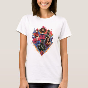 Justice League   Diamond Hatch Group Badge T-Shirt